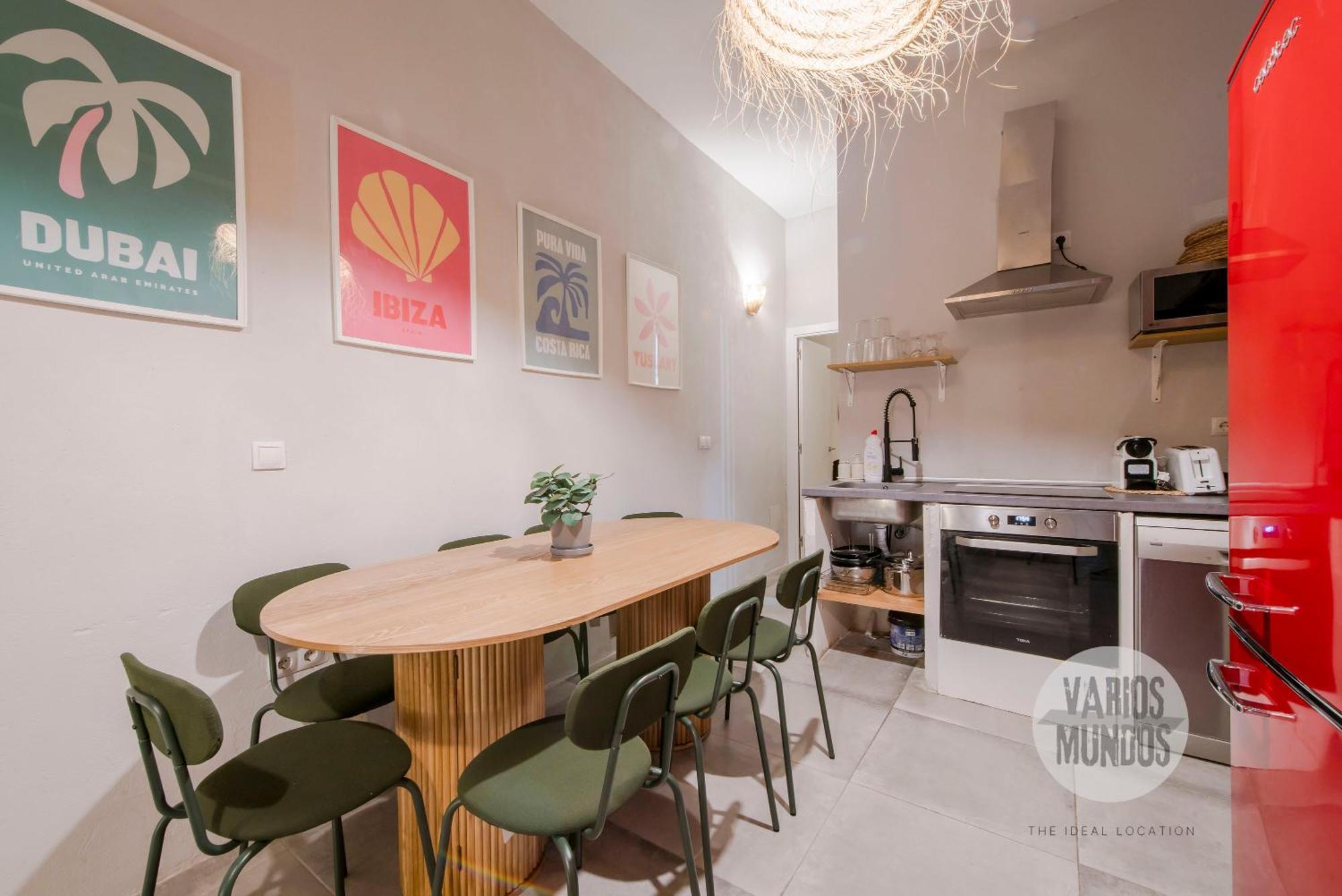 Rustic Cool Interior Design En Plaza Espana Al Pie De Gran Via Apartment